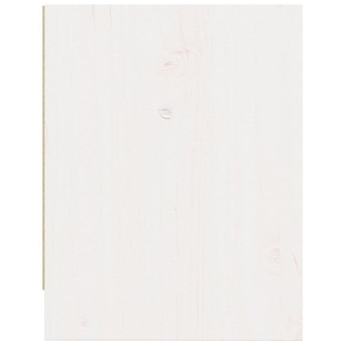 VIDAXL Tables de chevet 2 pcs Blanc 40x30,5x40 cm Bois de pin massif