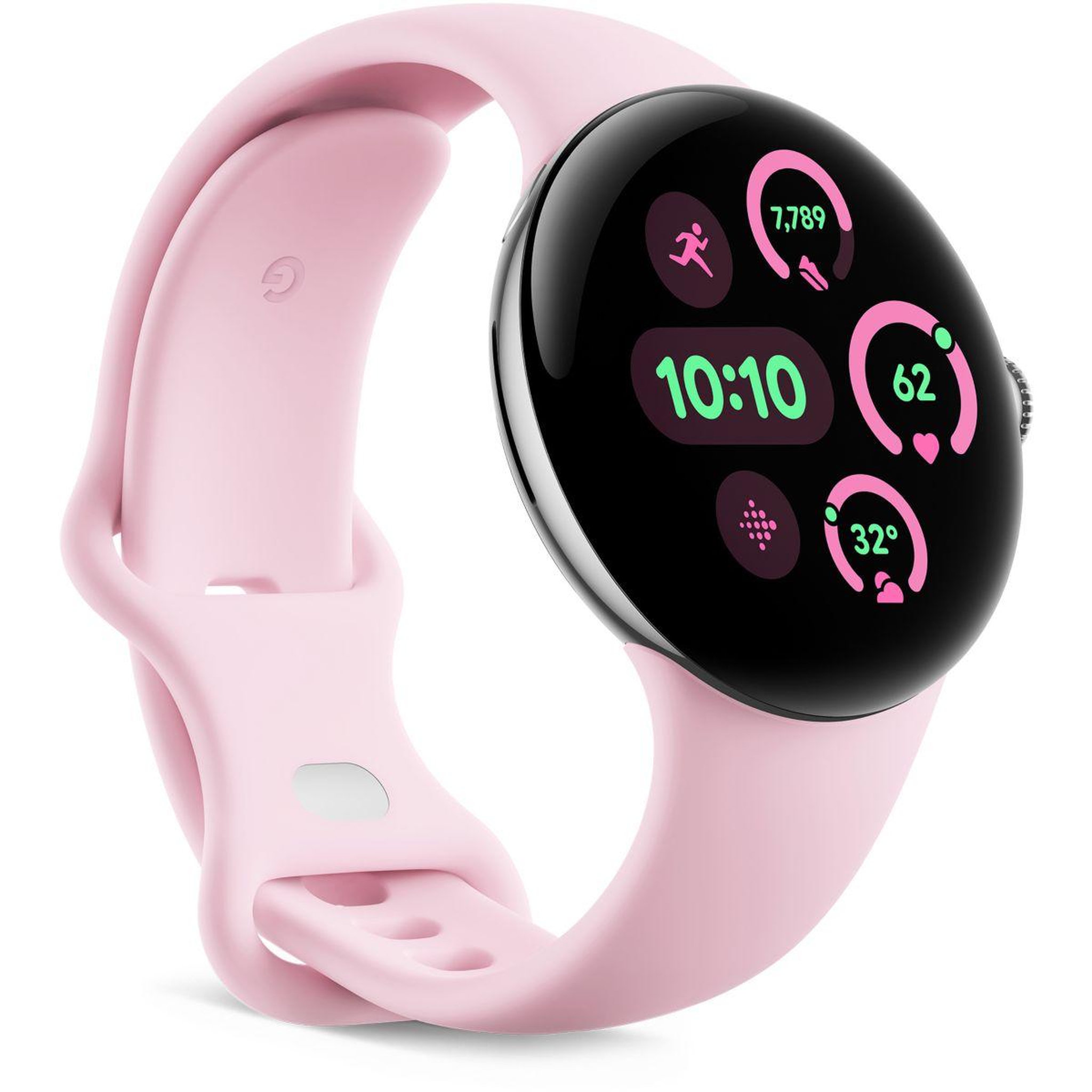 Voir la diapositive 3 : GOOGLE Montre connectée Pixel Watch 3 41 m Argent Poli Bluetooth