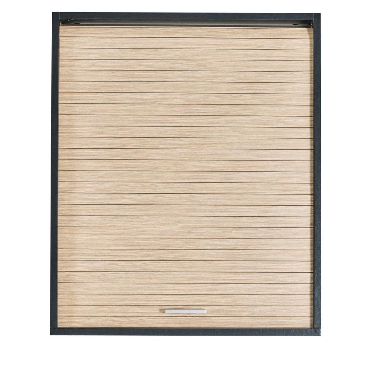 Rangement de cuisine à rideau coloris noir L60 cm - COOKING