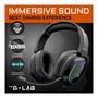 Voir la diapositive 4 : THE G-LAB Casque gamer KORP RADIUM NOIR