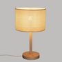 Voir la diapositive 3 : ATMOSPHERA Lampe à Poser Design  Della  42cm Beige