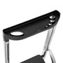 Voir la diapositive 2 : FIVE Escabeau 5 Marches Aluminium  Stool  173cm Noir