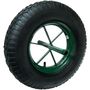 Voir la diapositive 2 : WERKAPRO Roue gonflable 15''  385x95  Axe de 20 mm