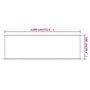 Voir la diapositive 6 : VIDAXL Auvent vertical Terre cuite 100x1200 cm Tissu oxford