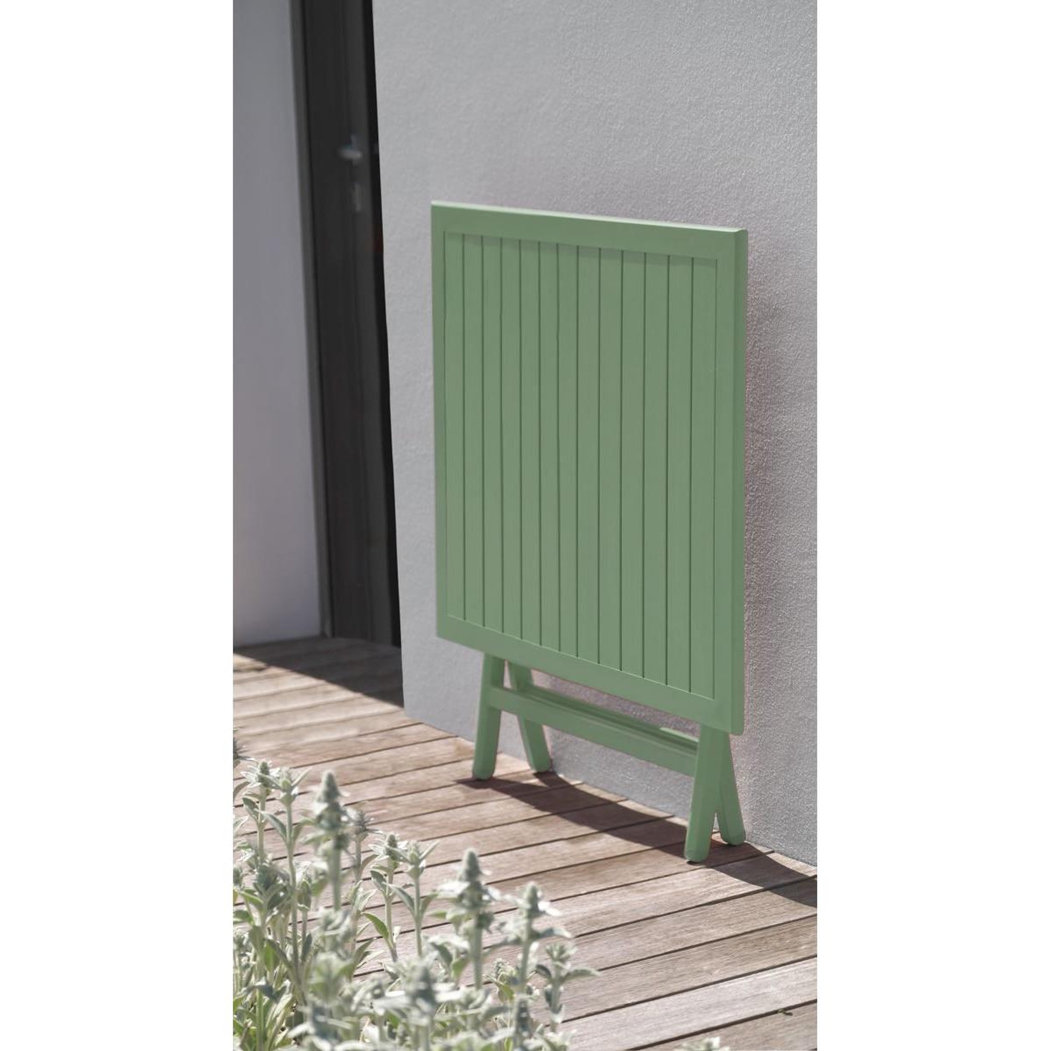 Voir la diapositive 3 : Paris Prix Table de jardin pliante  marius  70cm vert lagune