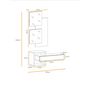 Voir la diapositive 5 : Paris Prix Ensemble Dressing Design  Easy II  160cm Naturel