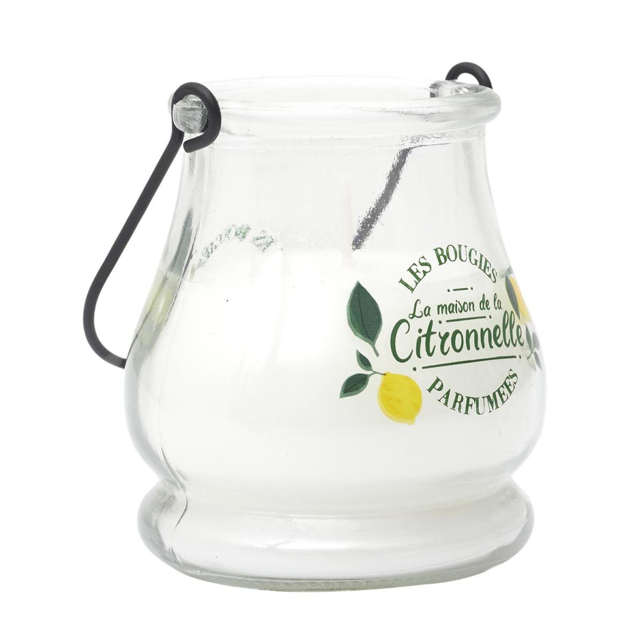 Voir la diapositive 3 : The Home Deco Factory Bougie Parfumée Antimoustique  Couleur  200g Citronnelle