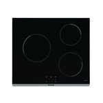 BRANDT Table de cuisson victrocéramique 60cm 4 feux 5900w noir - BPI5361B