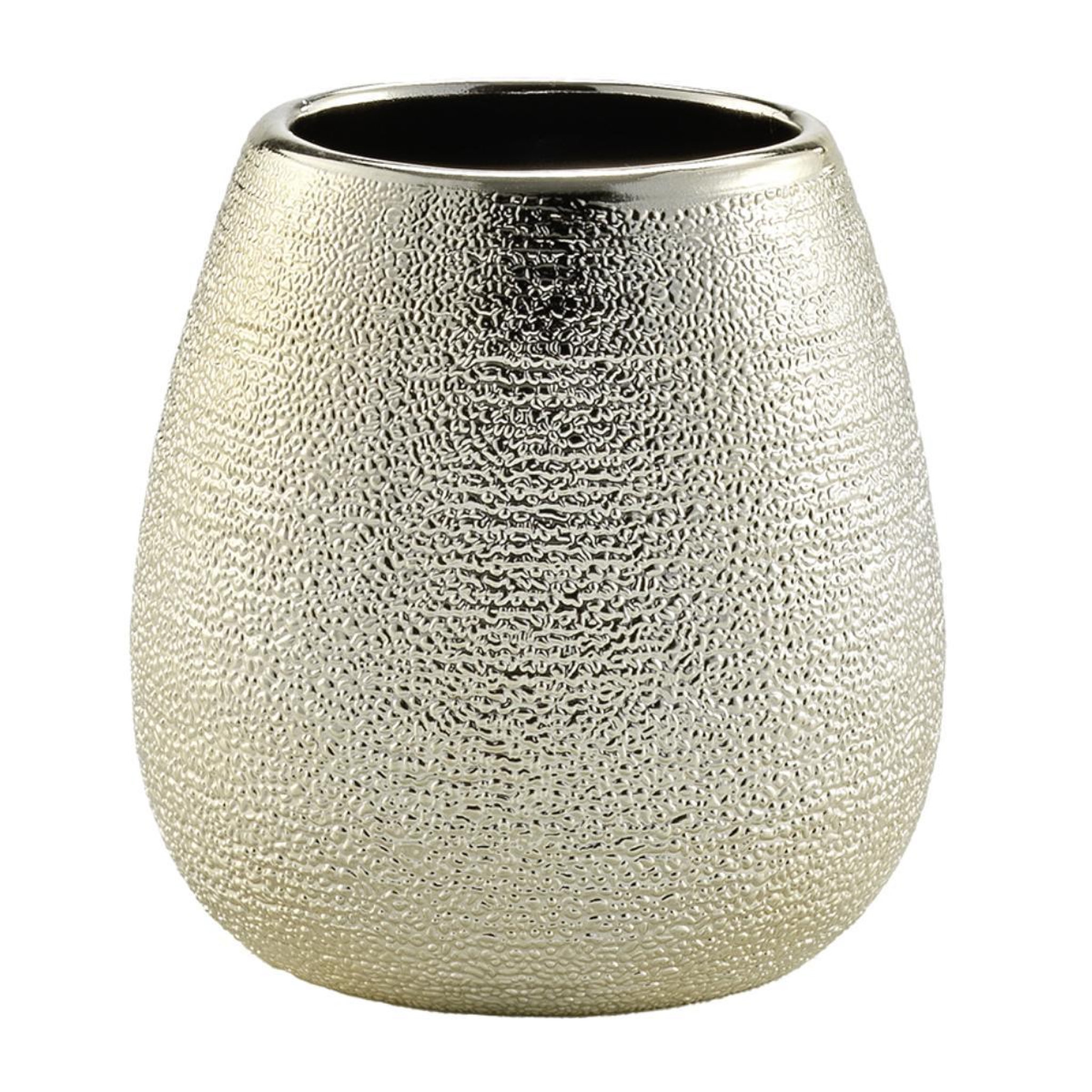 Douceur d'Intérieur Gobelet salle de bain déco  trésor  9cm or