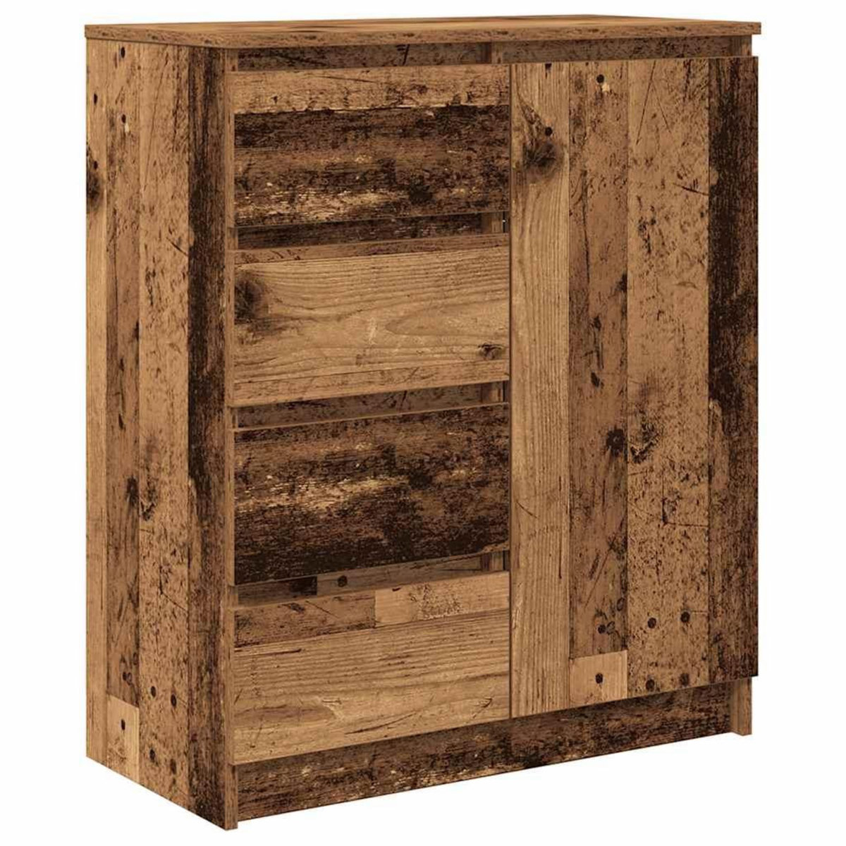 VIDAXL Buffet avec tiroirs vieux bois 71x35x84 cm bois d'ingenierie
