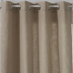 ATMOSPHERA Rideau Clem - 140 x 260 cm - Couleur lin