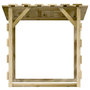 Voir la diapositive 4 : VIDAXL Pergolas avec toits 3 pcs 100x90x100 cm Bois de pin impregne