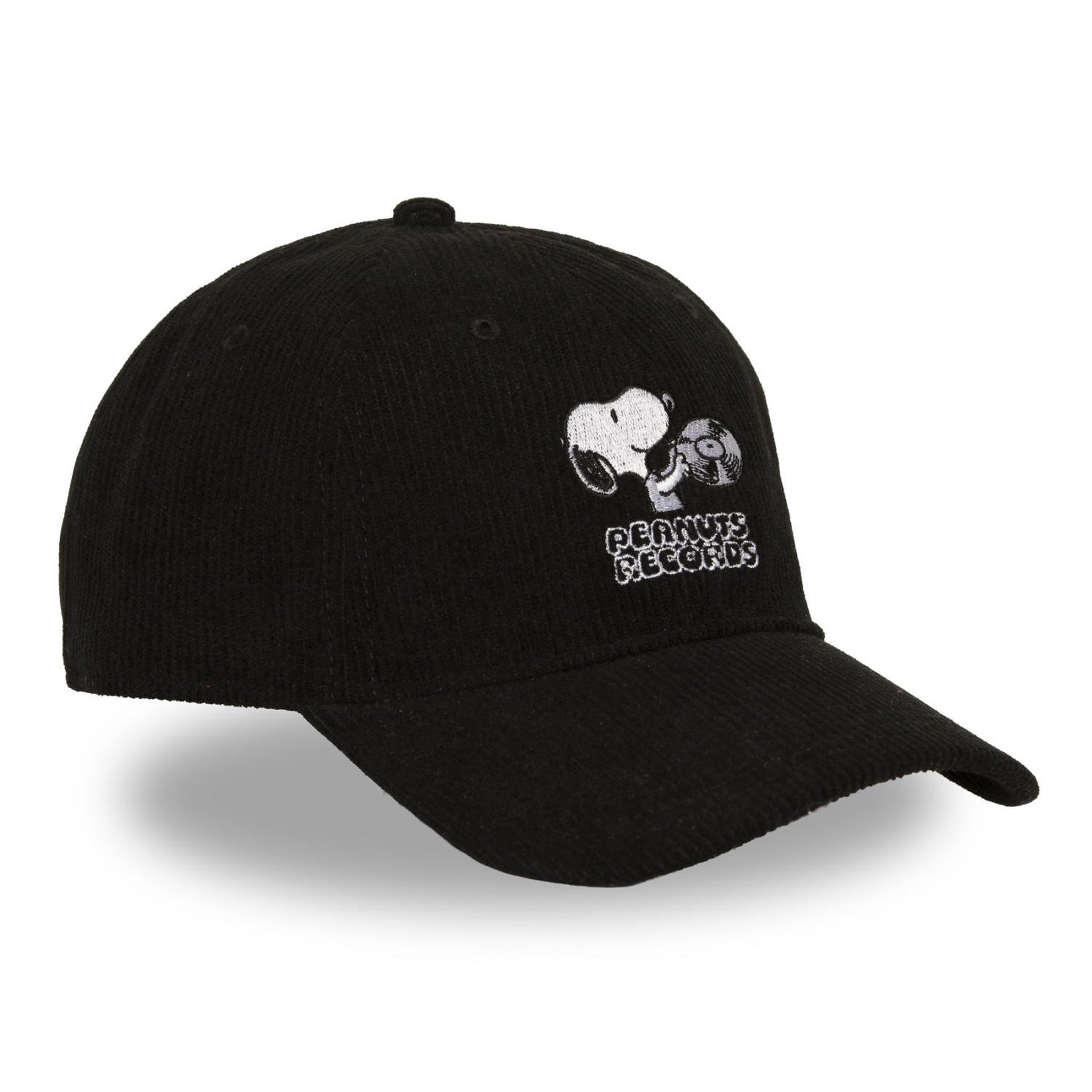 Voir la diapositive 4 : CAPSLAB Casquette Dad cap velours avec broderie Peanuts Records