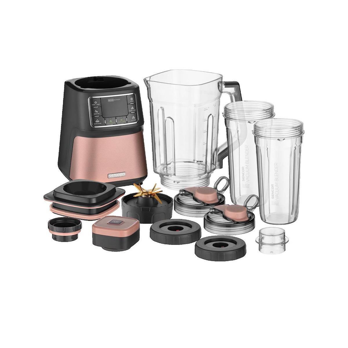 SENCO Blender Sencor SBU 7875RS Rose avec technologie multicyclonique