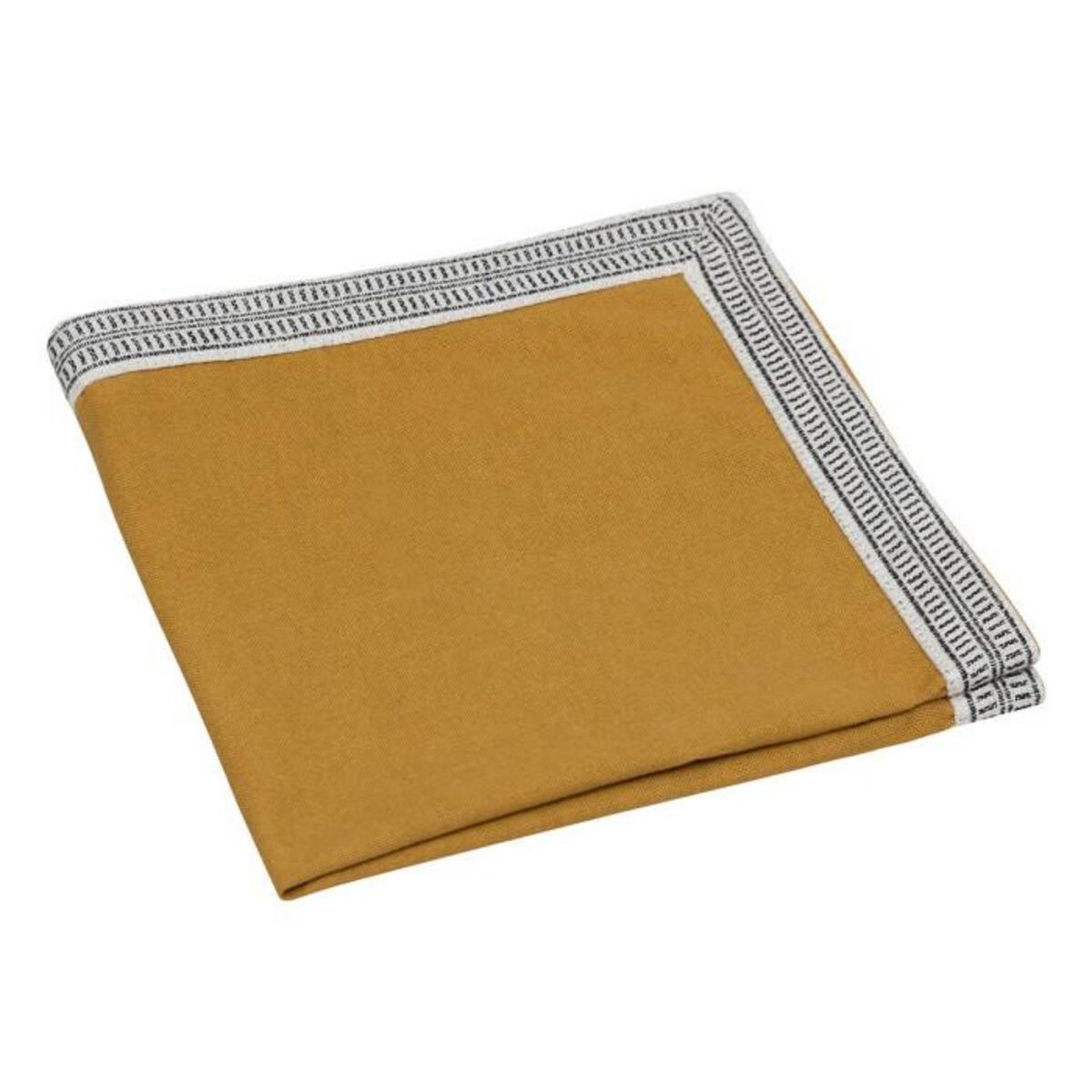 ATMOSPHERA Nappe & 6 Serviettes de Table  Inuits Dreams  150x250cm Ocre