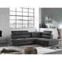 Voir la diapositive 4 : BEST MOBILIER Linea - canapé d'angle droit convertible - 5 places - avec têtières