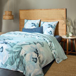 Home collection Parure de couette 3 pcs 240x220cm 100% coton 57 fils estrella