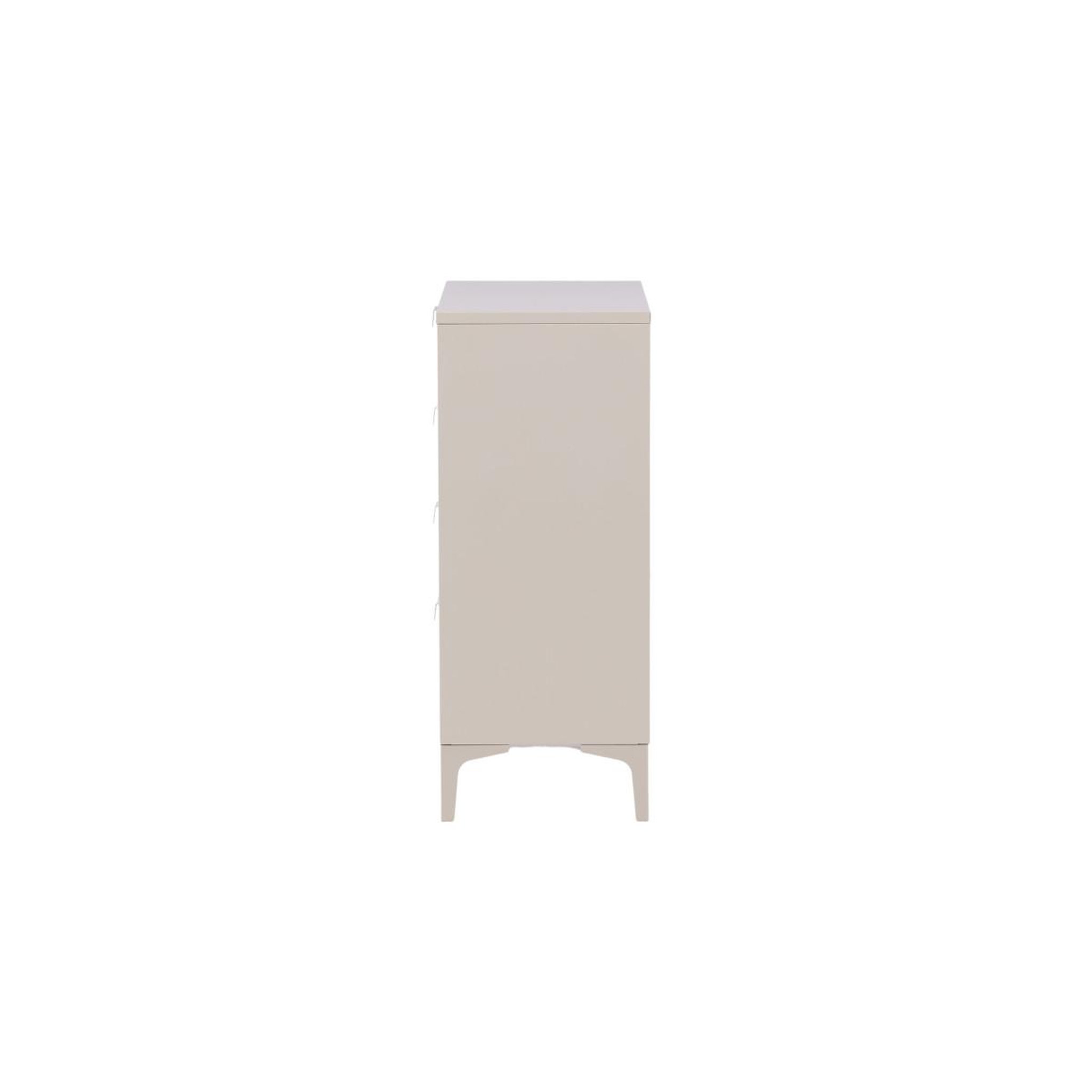 Voir la diapositive 3 : Paris Prix Commode 4 tiroirs  piring  98cm beige