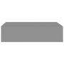 Voir la diapositive 5 : VIDAXL Etageres a tiroirs murales 2 pcs gris 40x23,5x10 cm MDF