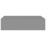 Voir la diapositive 5 : VIDAXL Etageres a tiroirs murales 2 pcs gris 40x23,5x10 cm MDF