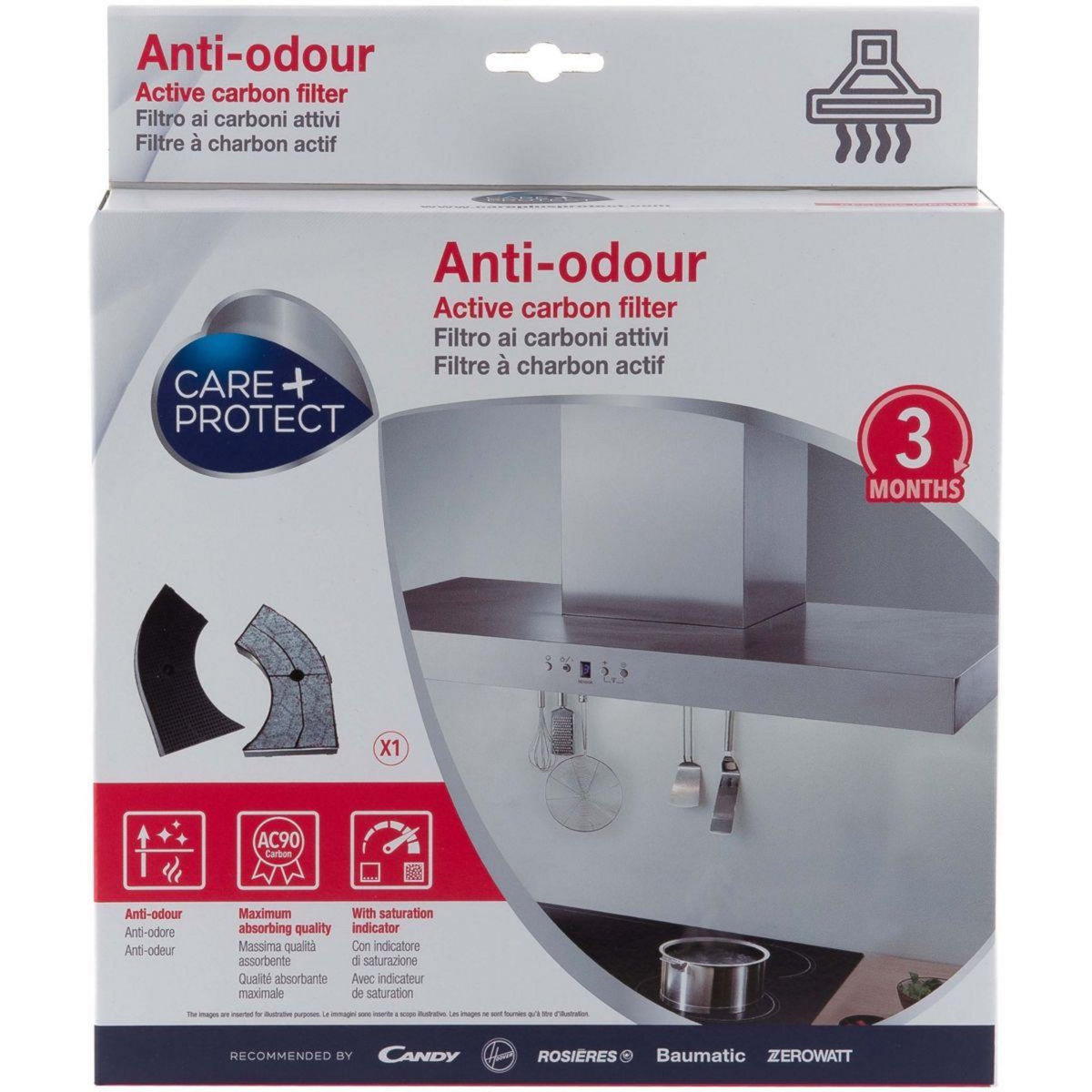 Candy Filtre à charbon à charbon KFC6906