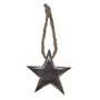 Voir la diapositive 2 : FEERIC LIGHT & CHRISTMAS Décoration de Noël à suspendre en bois étoile Terre sauvage