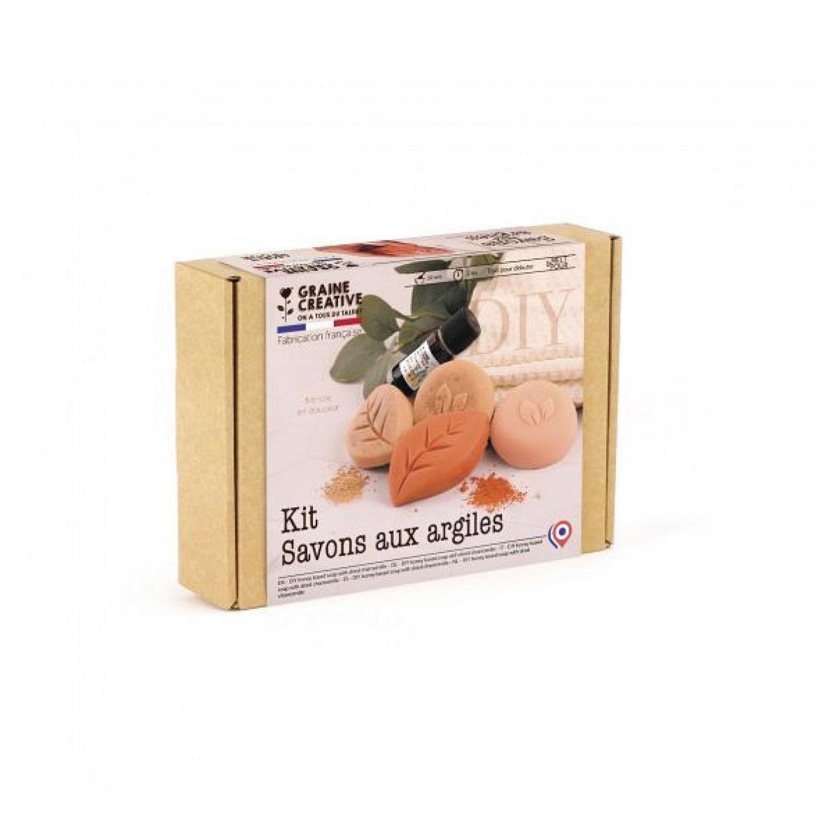 Graine créative Kit DIY Savons Poudres d'argile