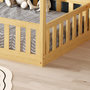Voir la diapositive 5 : MINEA MINEA | Lit cabane avec barrière NID ENCHANTE 90x190 cm (matelas non inclus)