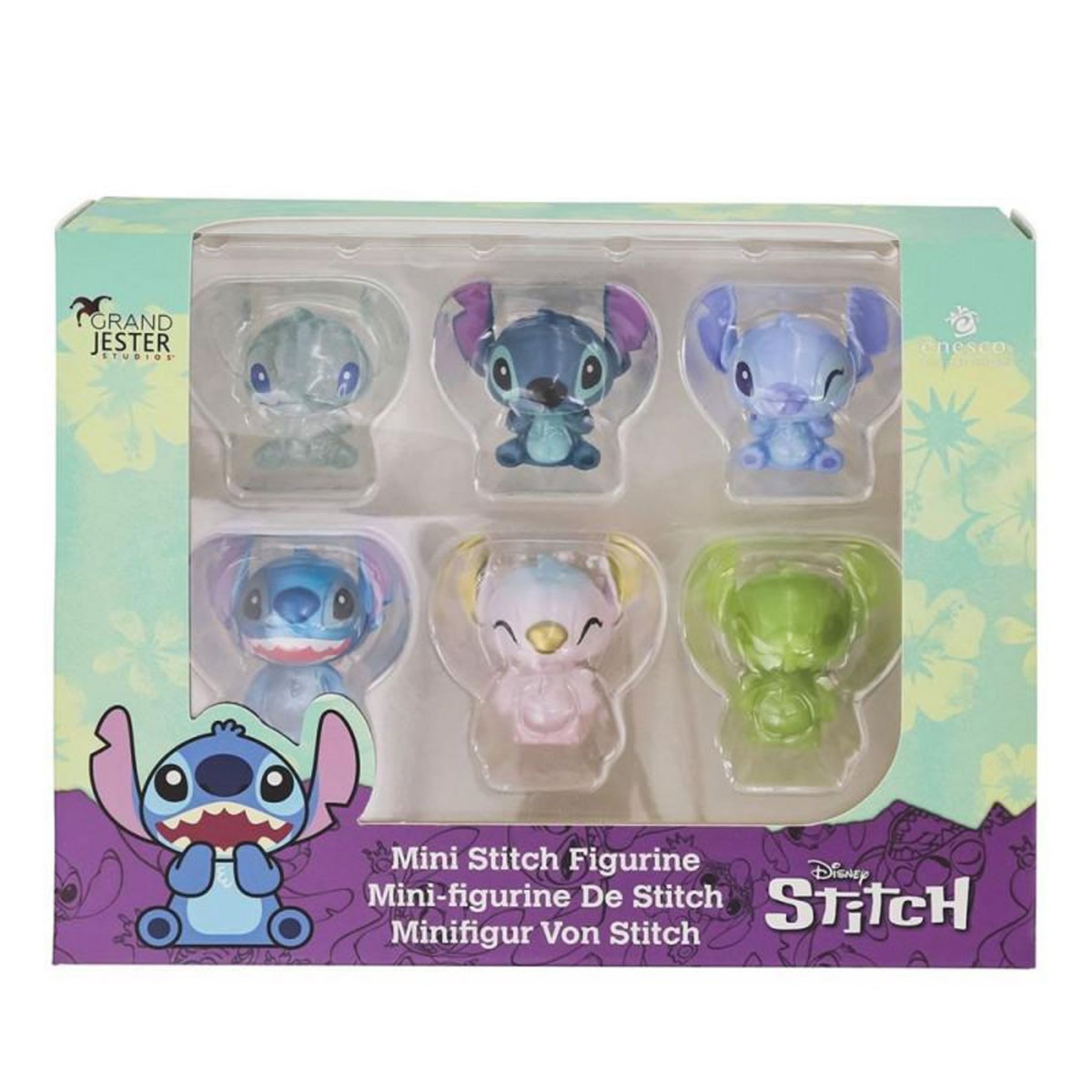 DISNEY Boîte 6 Mini Figurines Disney Stitch