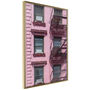 Voir la diapositive 1 : Paris Prix Affiche Murale Encadrée  Pink Facade