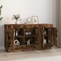 Voir la diapositive 3 : VIDAXL Buffet chêne fumé 102x35x55 cm bois d ingénierie