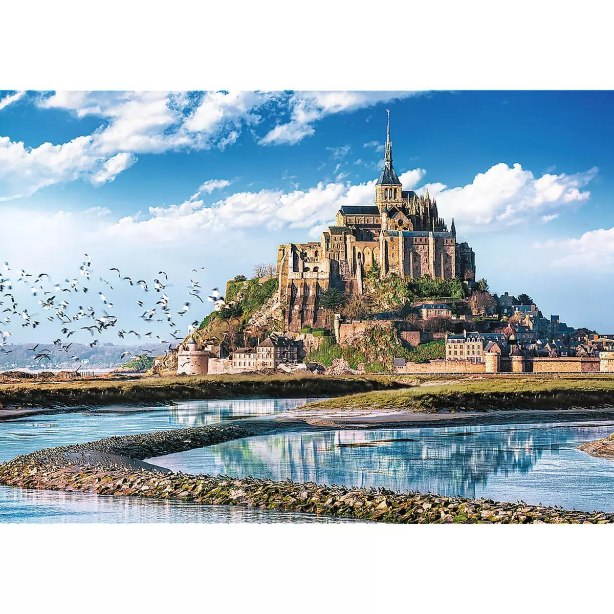 Trefl Puzzle 1000 pièces : Mont Saint-Michel, France