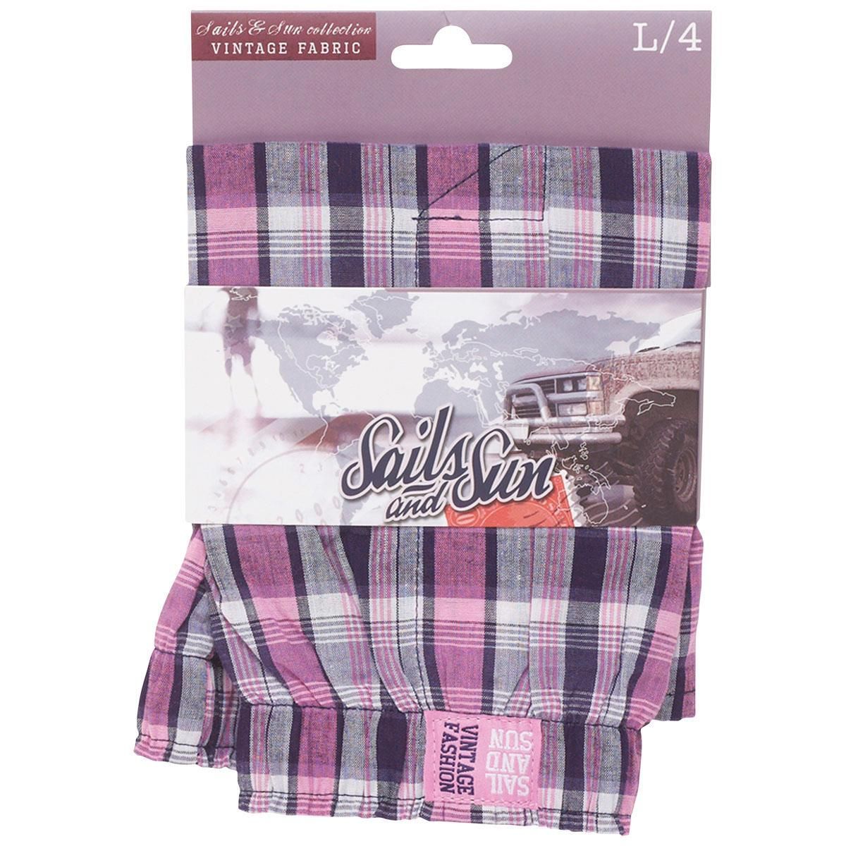 Caleçon rayé 100% coton