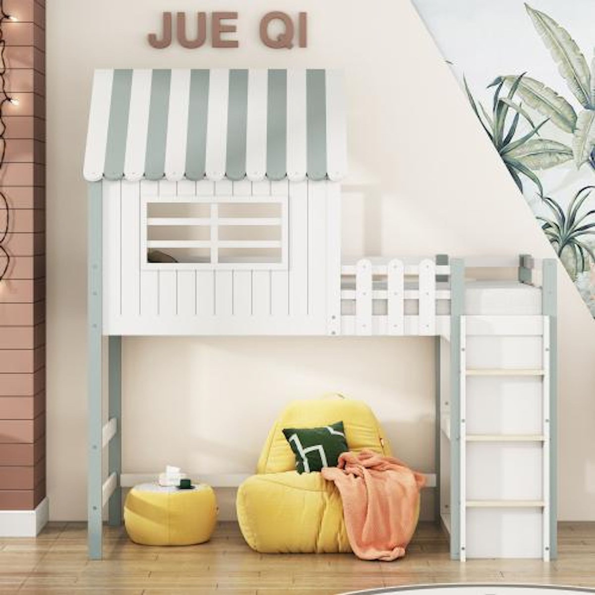 MERAX Lit mezzanine enfant