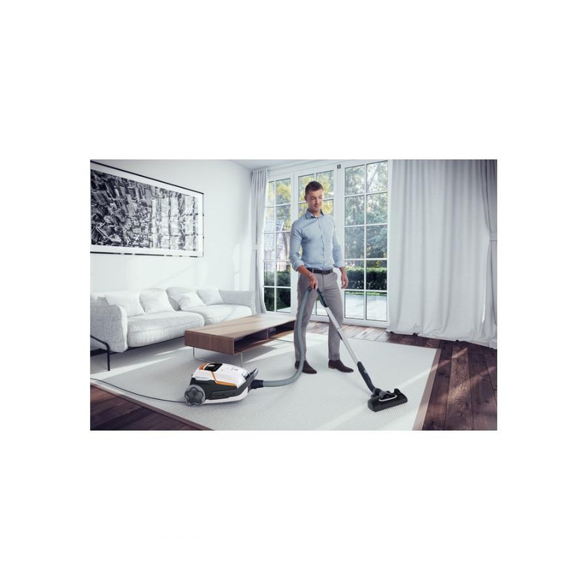 Voir la diapositive 6 : ELECTROLUX Aspirateur traineau 700w 66db blanc - euoc93iw