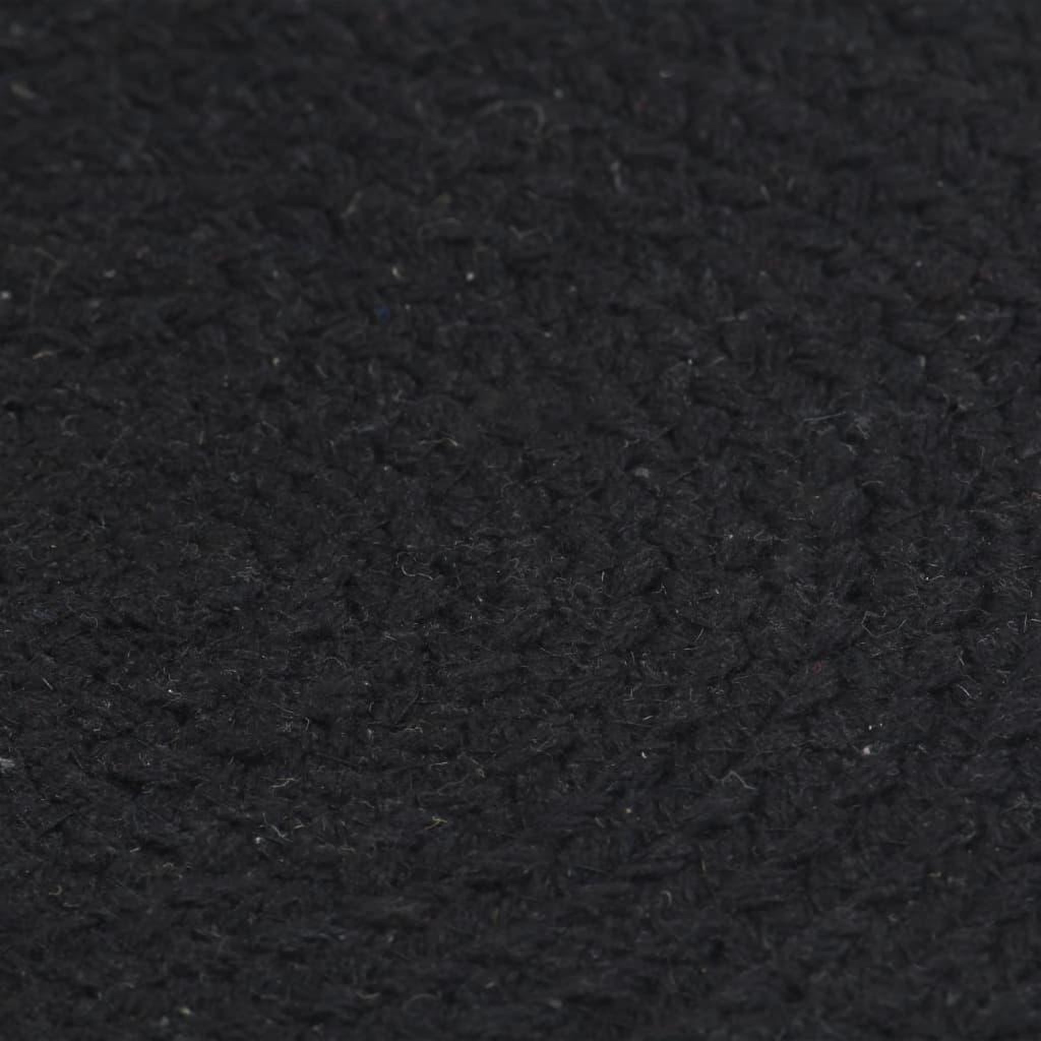Voir la diapositive 3 : VIDAXL Napperons 4 pcs Noir Plain 38 cm Rond Coton