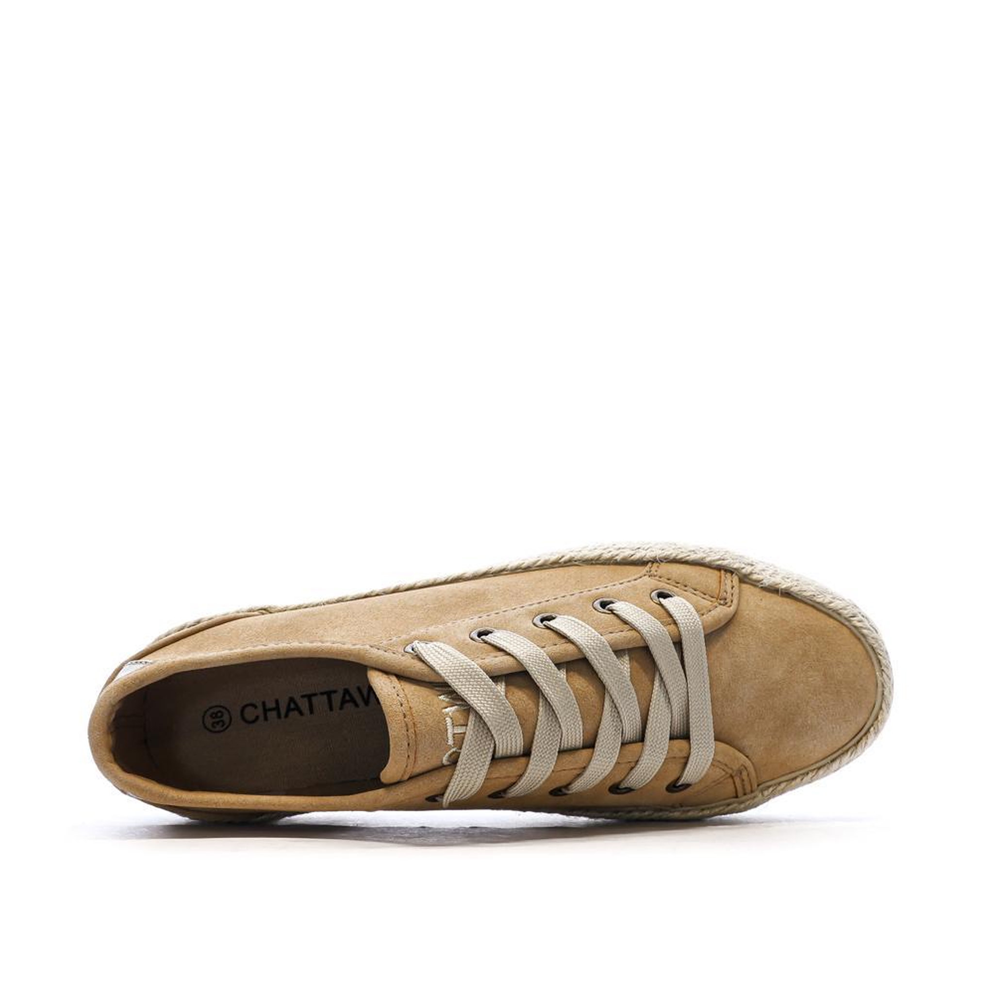 Voir la diapositive 4 : CHATTAWAK Baskets Taupe Femme Chattawak Summer