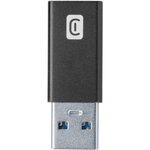 Cellularline Adaptateur USB adaptateur voiture USB-C vers USB-A