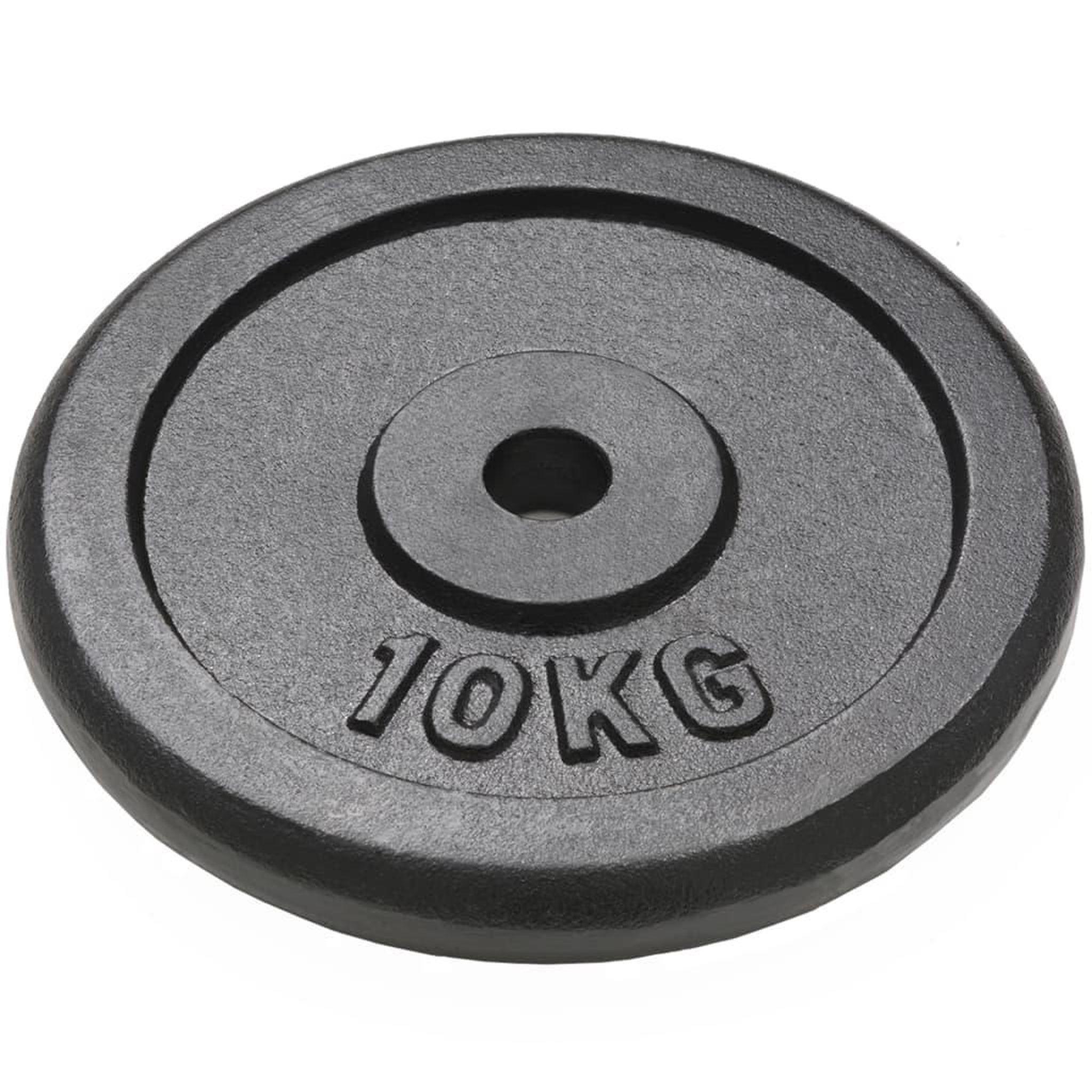 Voir la diapositive 2 : VIDAXL Plaque de poids 4 pcs 2 x 10 kg + 2 x 5 kg Fonte