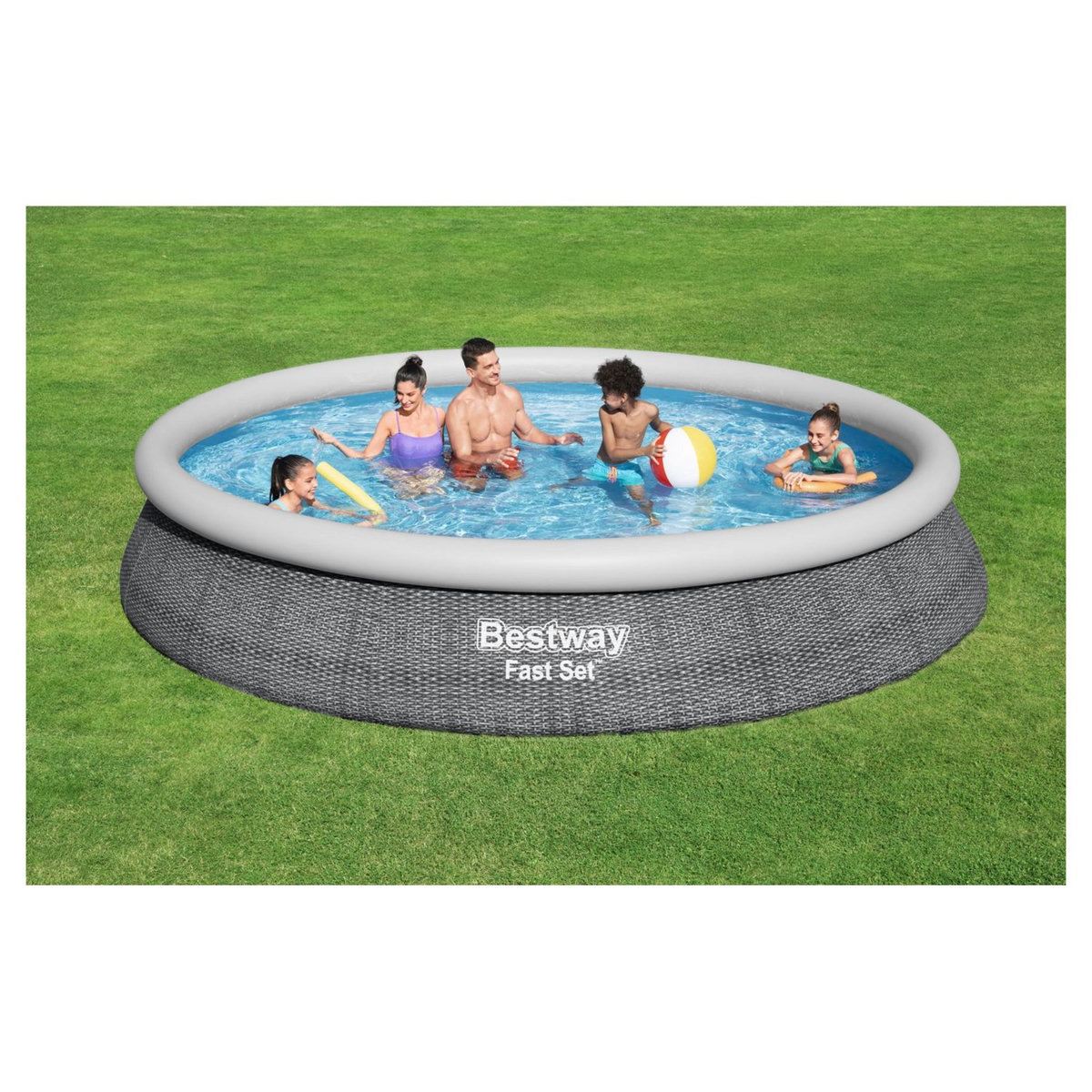 BESTWAY Piscine autoportée ronde 457x84cm Fast Set&trade;