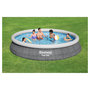 Voir la diapositive 1 : BESTWAY Piscine autoportée ronde 457x84cm Fast Set&trade;