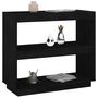 Voir la diapositive 4 : VIDAXL Bibliotheque Noir 80x35x71 cm Bois de pin massif