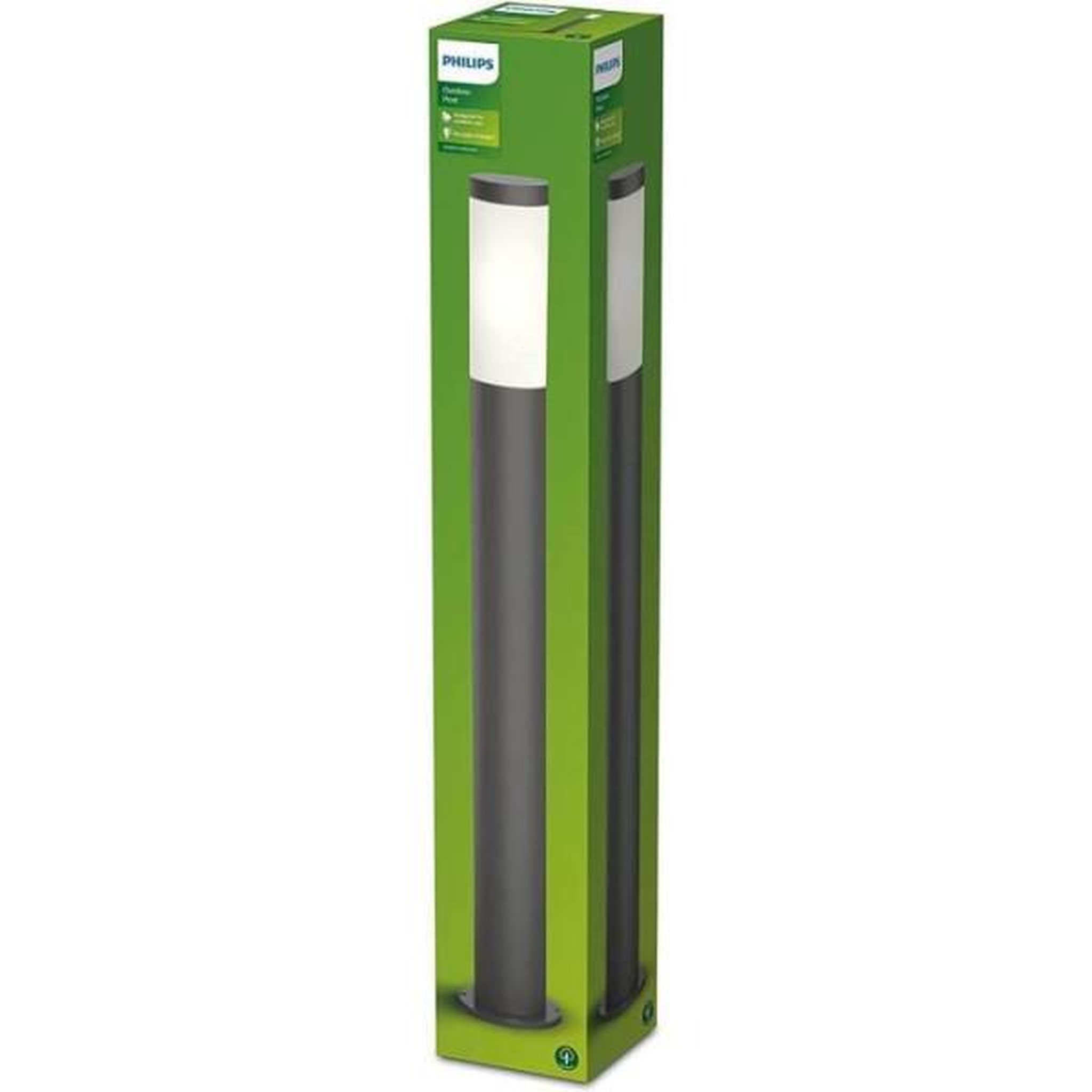 Voir la diapositive 3 : Philips Lampadaire d'extérieur PHILIPS UTRECHT - Anthracite - 20W - Résistant aux intempéries