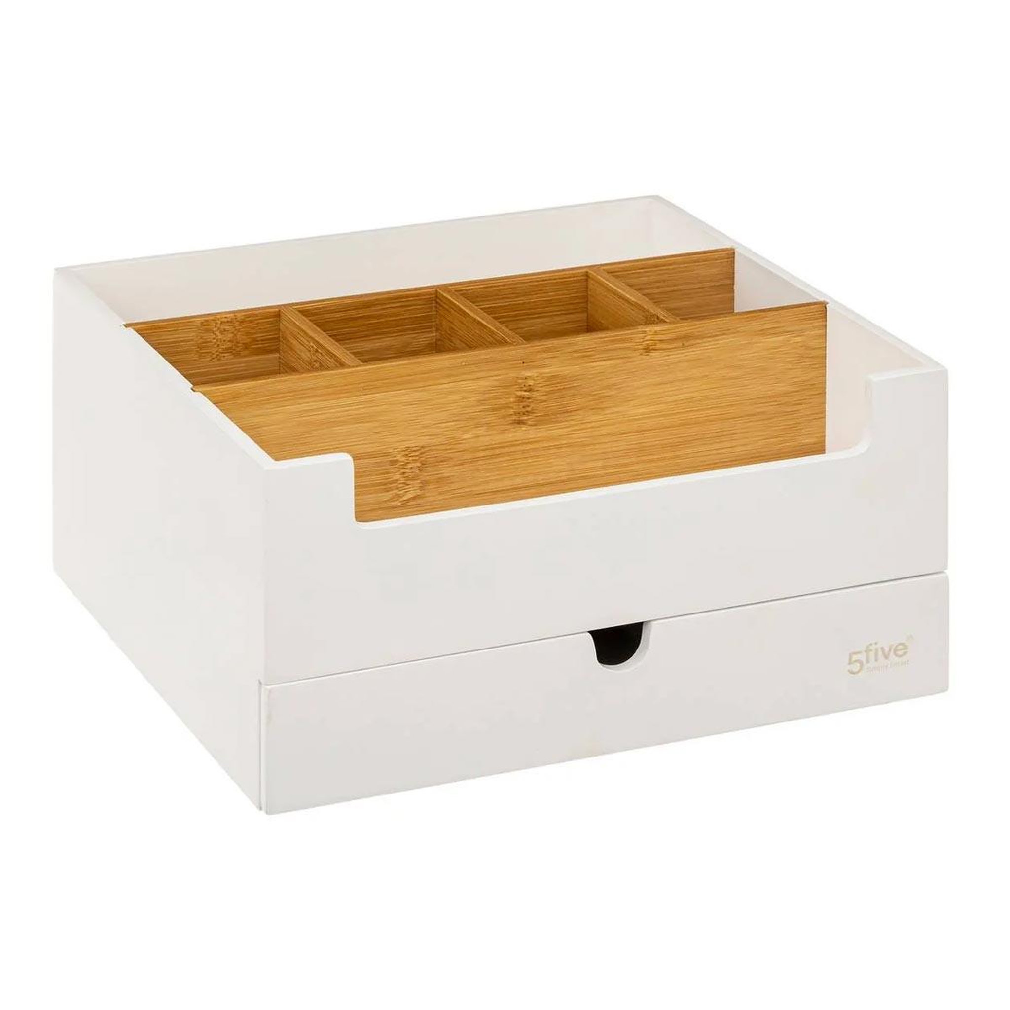 FIVE Organiseur 1 tiroir  natureo  26cm blanc