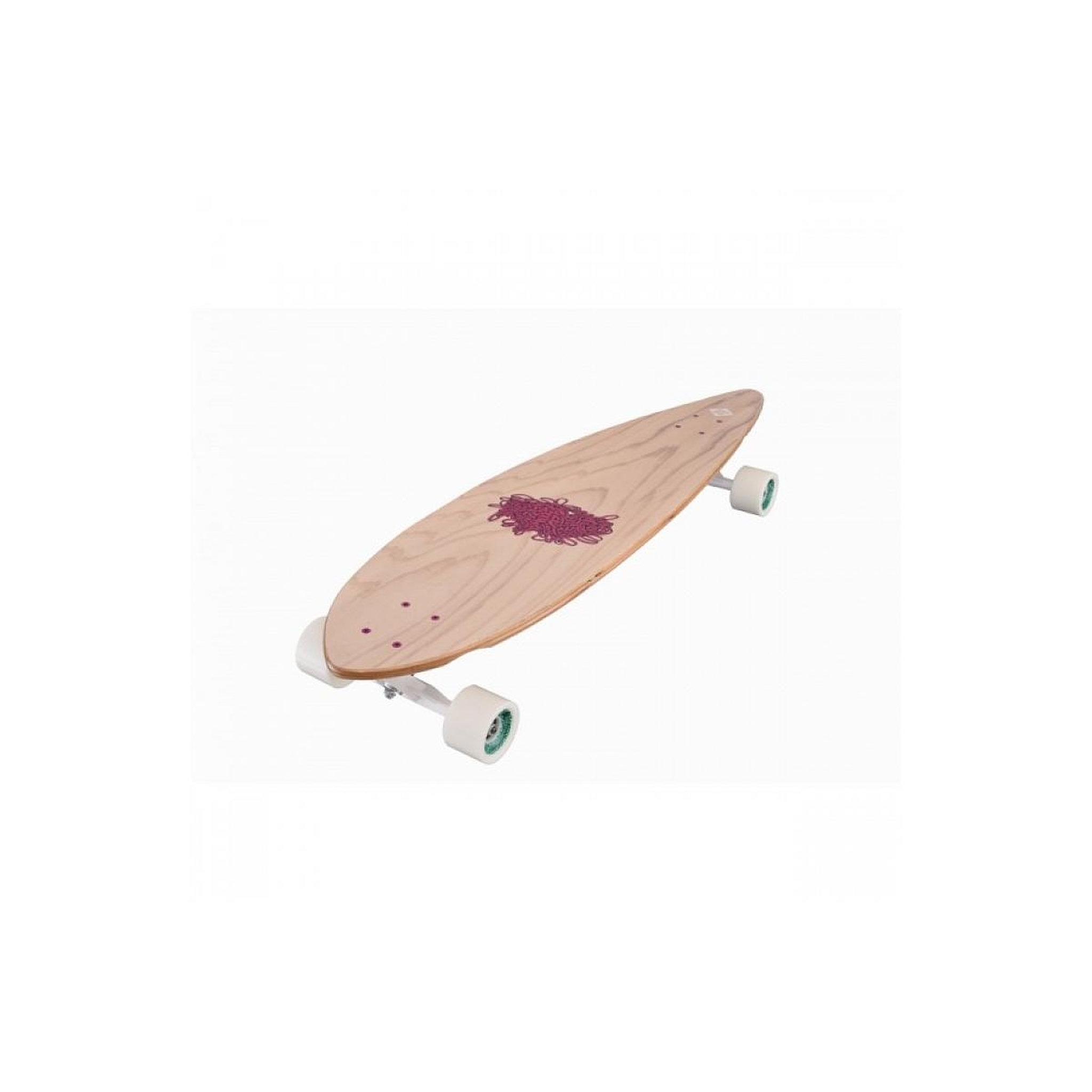 Voir la diapositive 2 : Street Surfing Skate Pintail 40'' Artist Wood