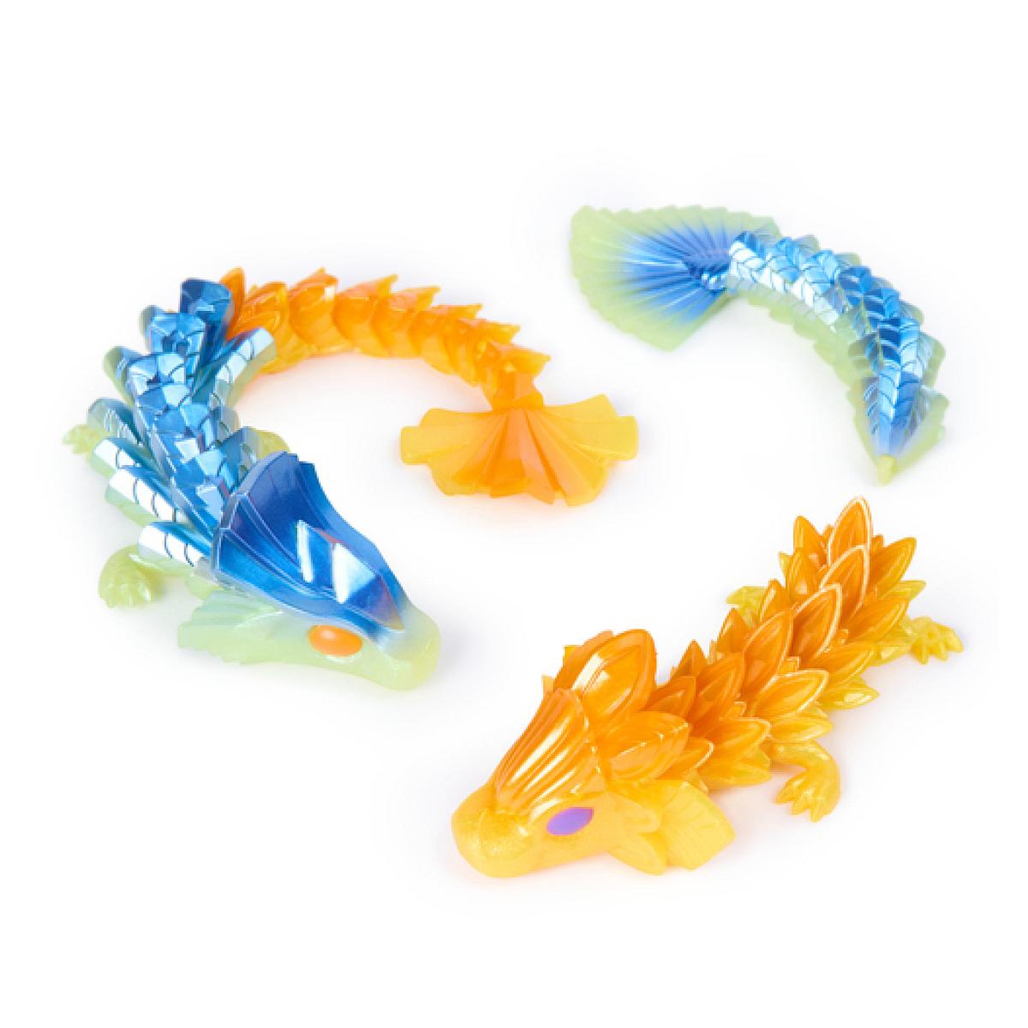 Voir la diapositive 3 : SpinMaster CrystaLynx Dragons - Figurine Articulée Dragon 23 Cm surprise