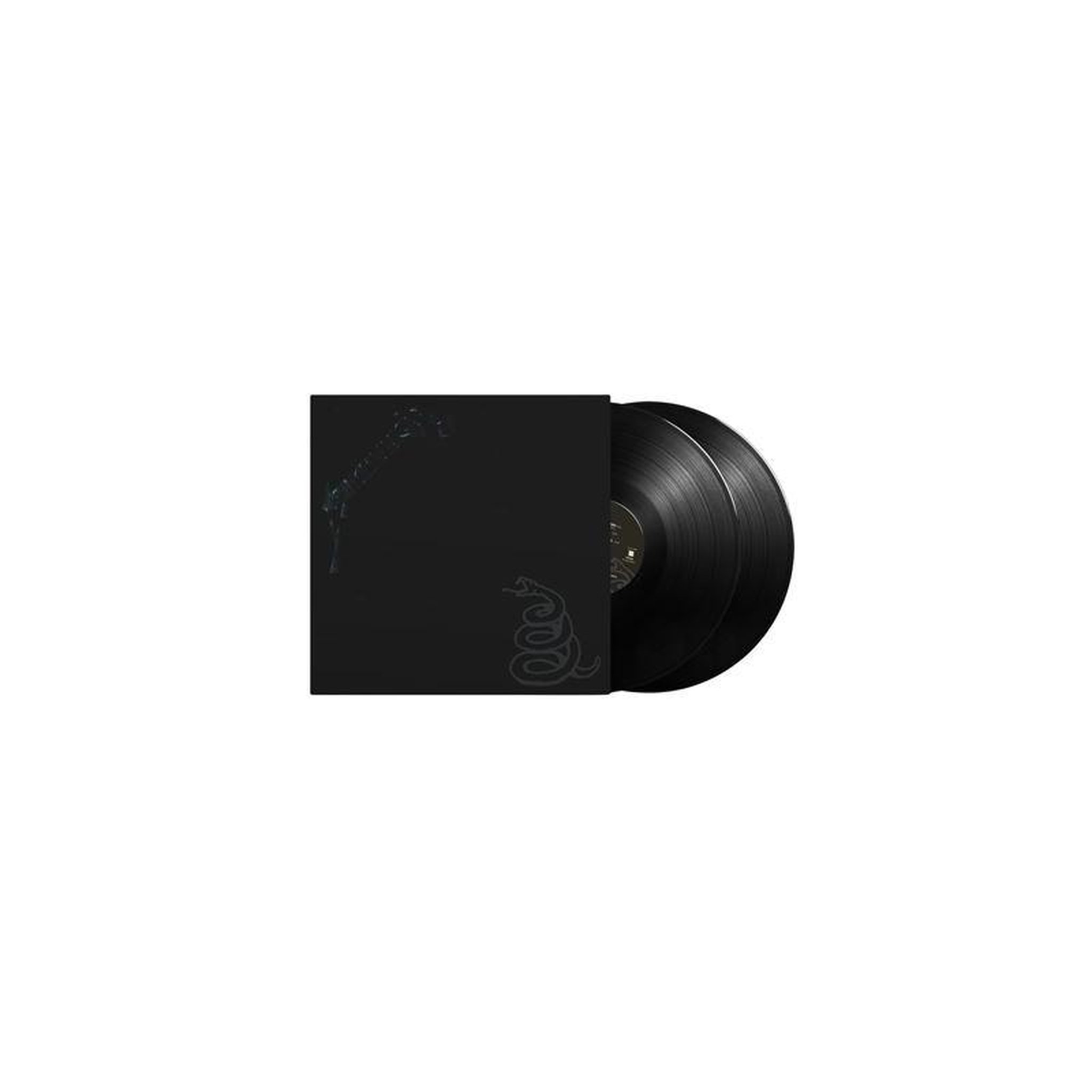 Double vinyle 2 lp metallica the black album édition deluxe remasterisée, pochettes noires