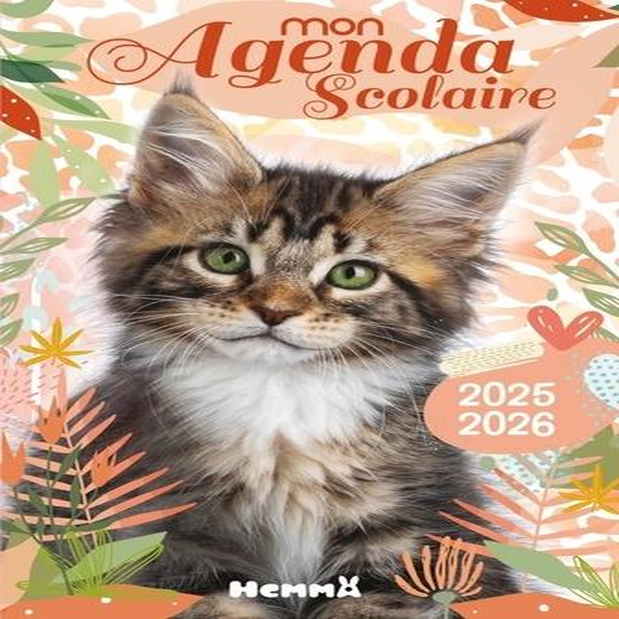 MON AGENDA SCOLAIRE CHAT. EDITION 2025-2026, Hemma