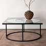 Voir la diapositive 5 : Paris Prix Table Basse Design en Verre  Skanor  90cm Noir
