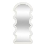 ATMOSPHERA Miroir mural vague EMILY - Blanc